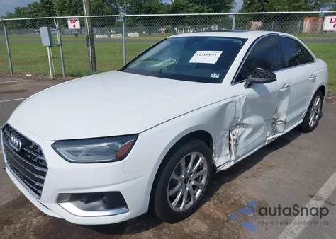2021 Audi A4 Premium 40 Tfsi Quattro S Tronic из США, поврежденный, VIN WAUABAF48MA050415